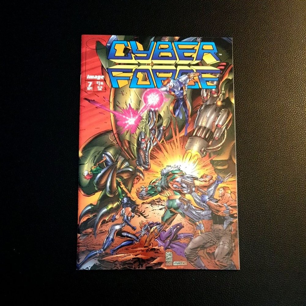 Image Comics Cyber Force 7 1994 Book Collector Assault w/ Deadly Woman
